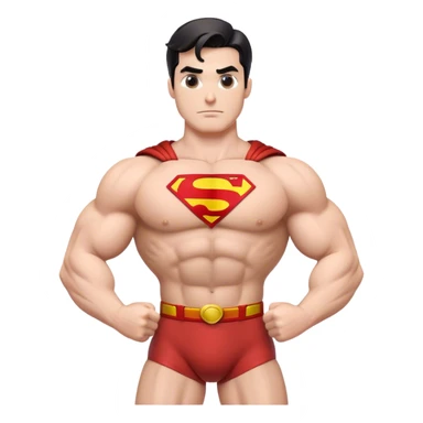 Superman flexing  sticker