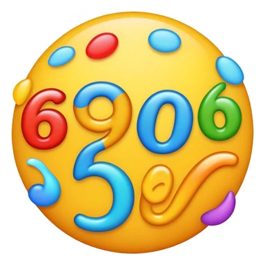 100 emoji but it says 69 sticker