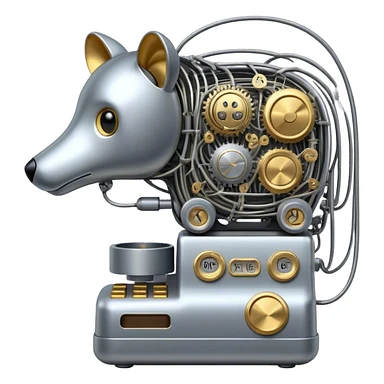 A machine that translates animal thoughts into human language sticker