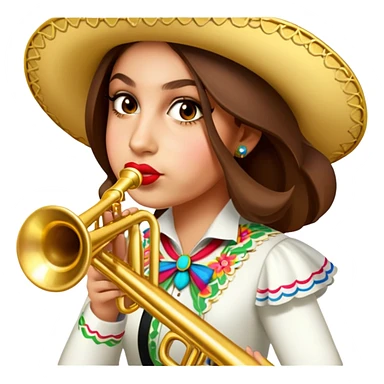 Mariachi Trumpet Player sticker