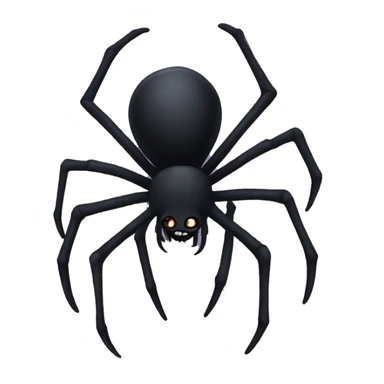 Goth spider, aesthetic sticker