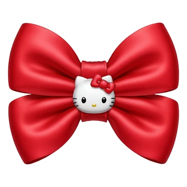 hello kitty bow sticker