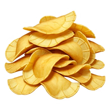 Some potato chips. sticker