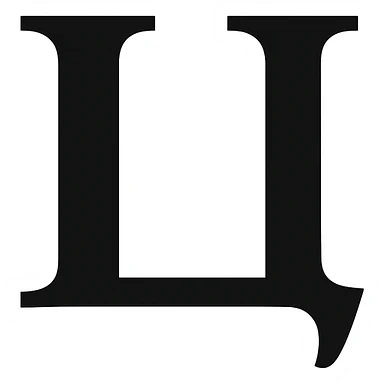 Ц in the style of the provided example sticker
