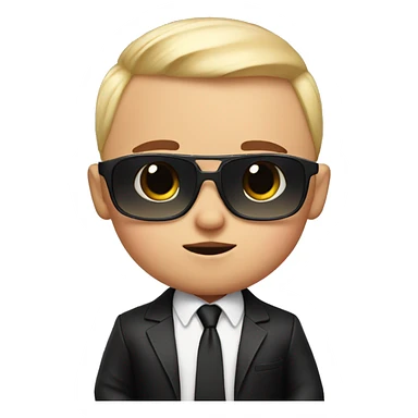 Boss baby with sunglasses  sticker