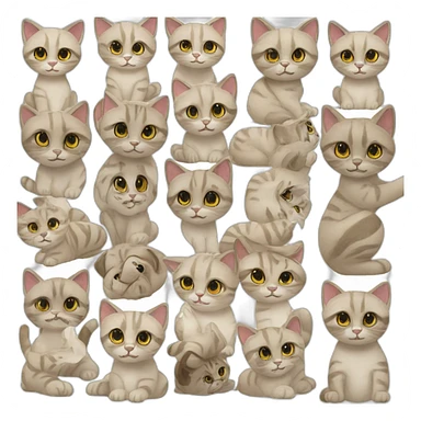 Девушка ногти кошка sticker