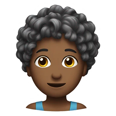 Washing hair sticker