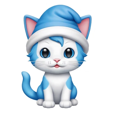 the popular meme „smurf cat“ sticker