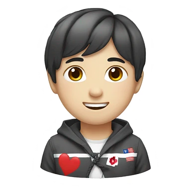 I love korea sticker