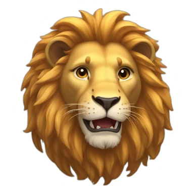magic lion sticker