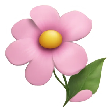 Realistic Open book with light pink flower inside sticker