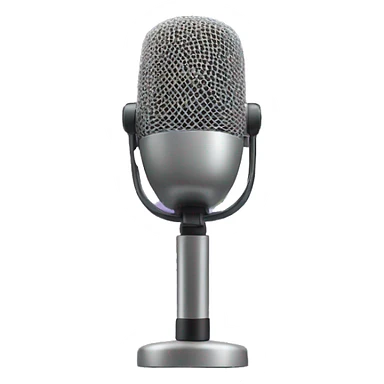 AI-powered microphone sticker