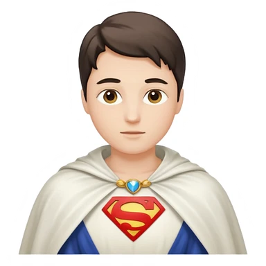 shoulder white cape sticker