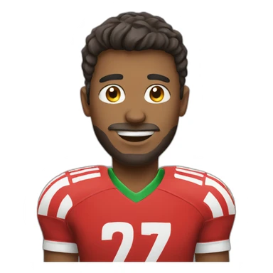 football supporter sticker