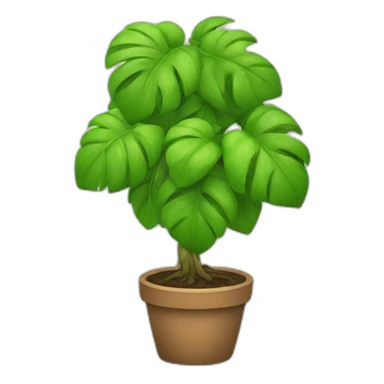 sad plant sticker