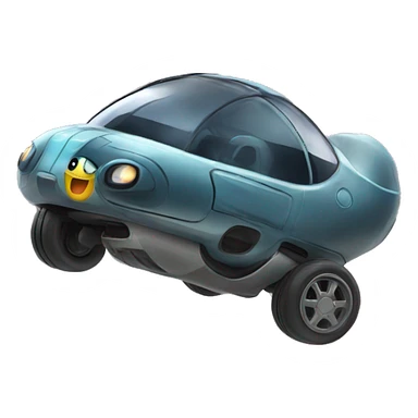 Car in space sticker