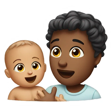 talking with baby sticker