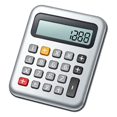 Calculator sticker
