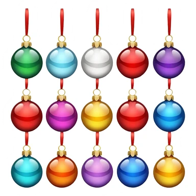 Christmas decorations sticker