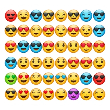 Emojis aesthetic sticker