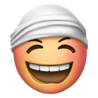 peach with an durag and grillz  sticker