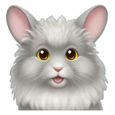 angora chinchilla sticker