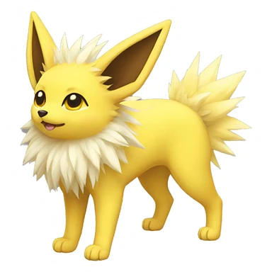 Kawaii Jolteon full body sticker