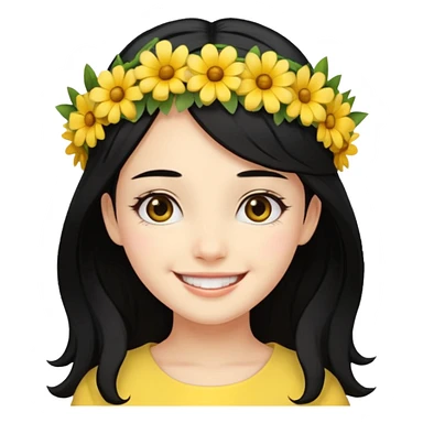 Yellow simpson girl sticker