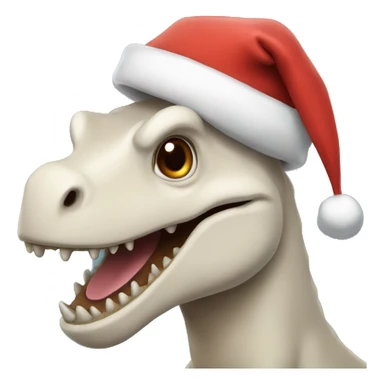 Santa dinausaur  sticker