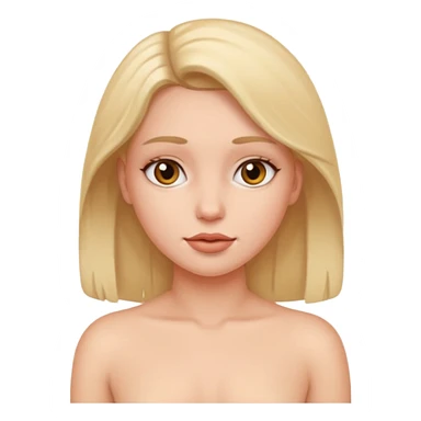 Naked girl sticker