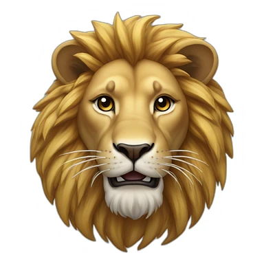 Lion sur l’eau sticker