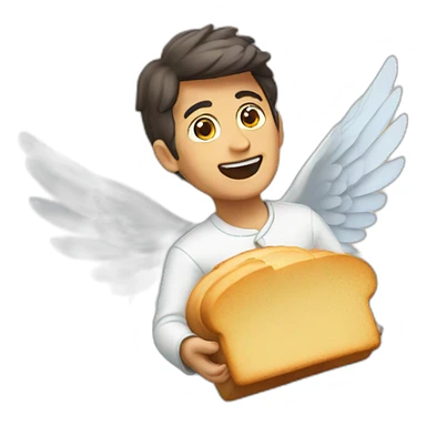 flying-bread sticker