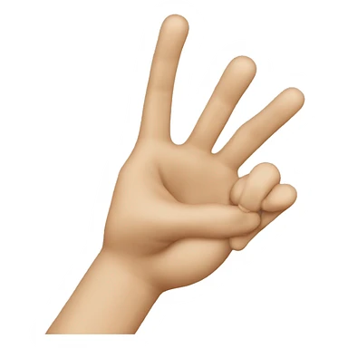 linking your fingers sticker