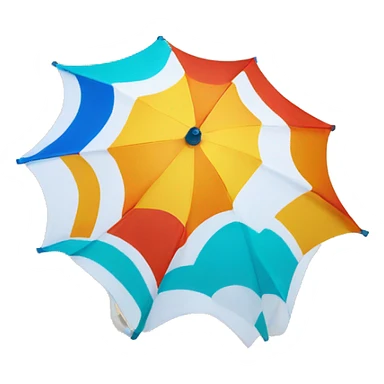 beach umbrella sticker