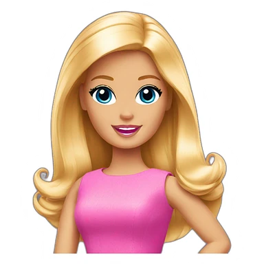 Barbie logo sticker