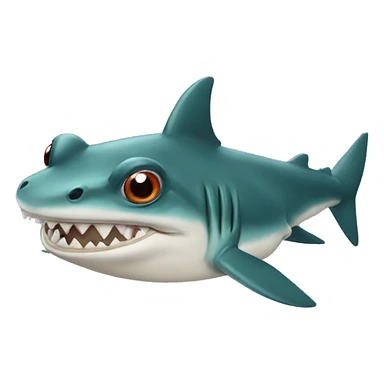 frog disguised as a shark sticker
