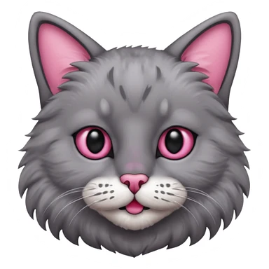 cat with black human mustache sticker