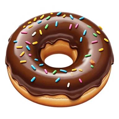 Chocolate donut  sticker