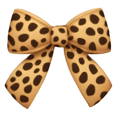 Cheetah bow sticker