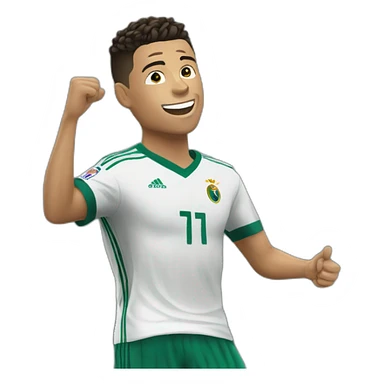 Ronaldo célébration sticker