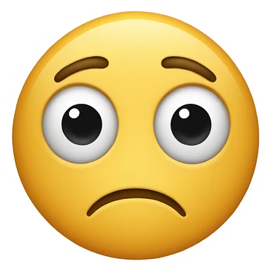 squished emoji face sticker