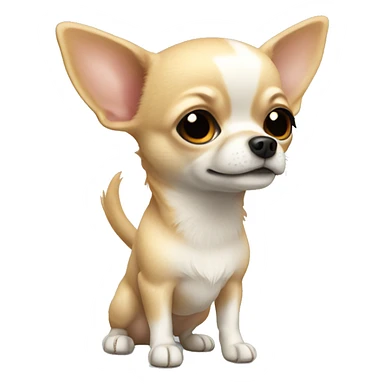 Chihuahua light fur sticker
