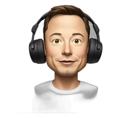 dj elon musk sticker
