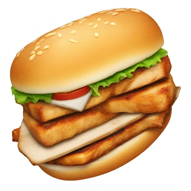 grilled chicken sandwich sticker