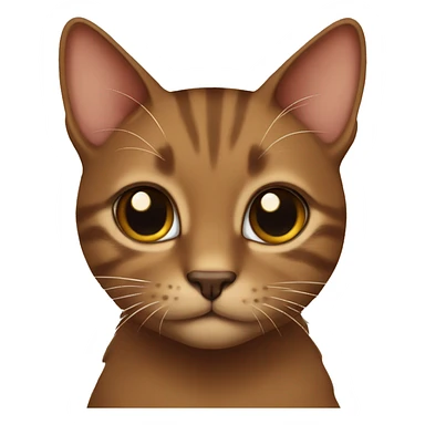 two brown kitties  sticker