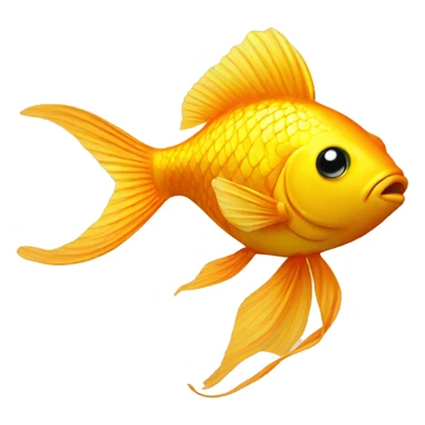 golden fish sticker