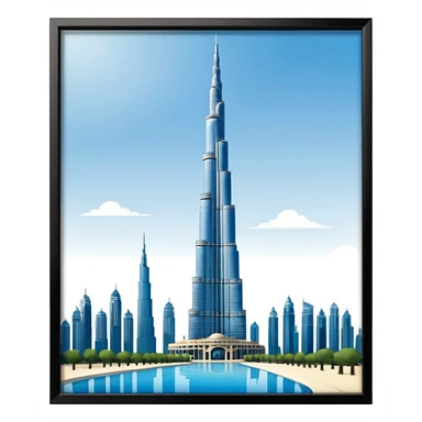 burj el khalife sticker