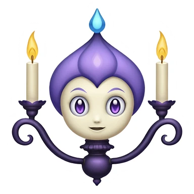 Antique vintage academia Chandelure sticker