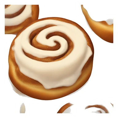 Aesthetic cinnamon roll sticker