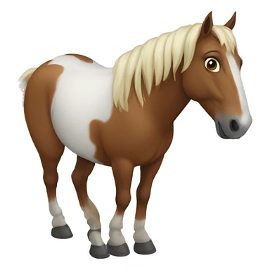 horse lasanga sticker